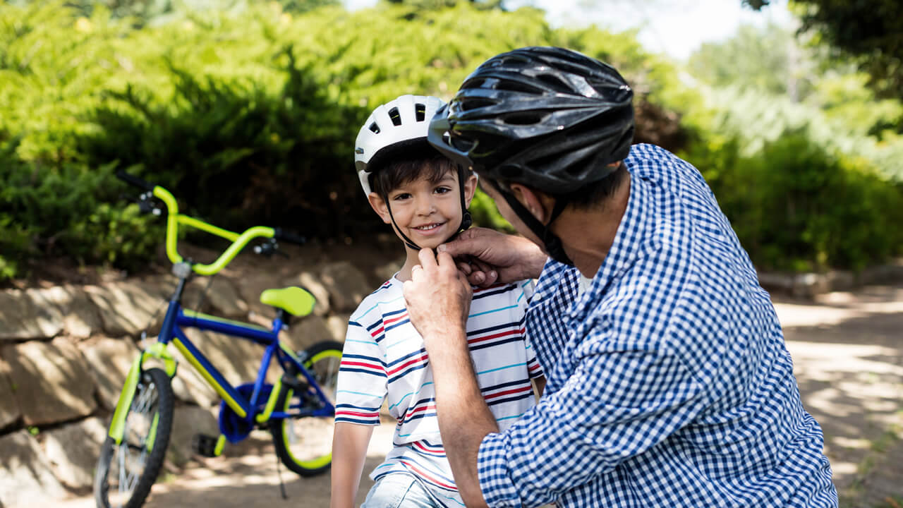 Casco para bicicleta y otras medidas de seguridad en Chelsea
